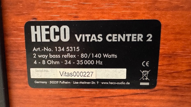 HECO Vitas Centre 2 - 6
