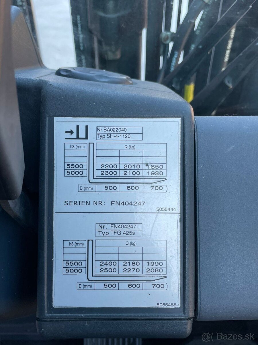 Plynovy VZV Jungheinrich TFG 425s - 6