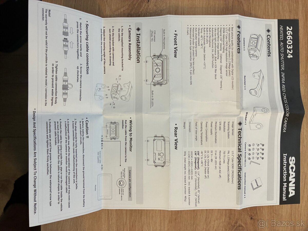 Cúvacia kamera Scania - 6