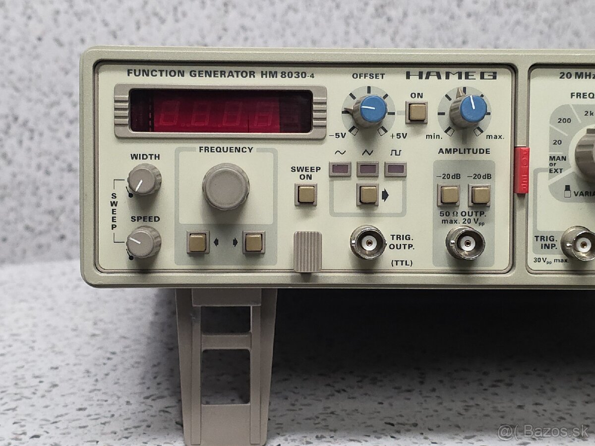 HAMEG HM8001 》FUNCTION G. HM8030-4 》20MHz PULSE G. HM8035 - 6