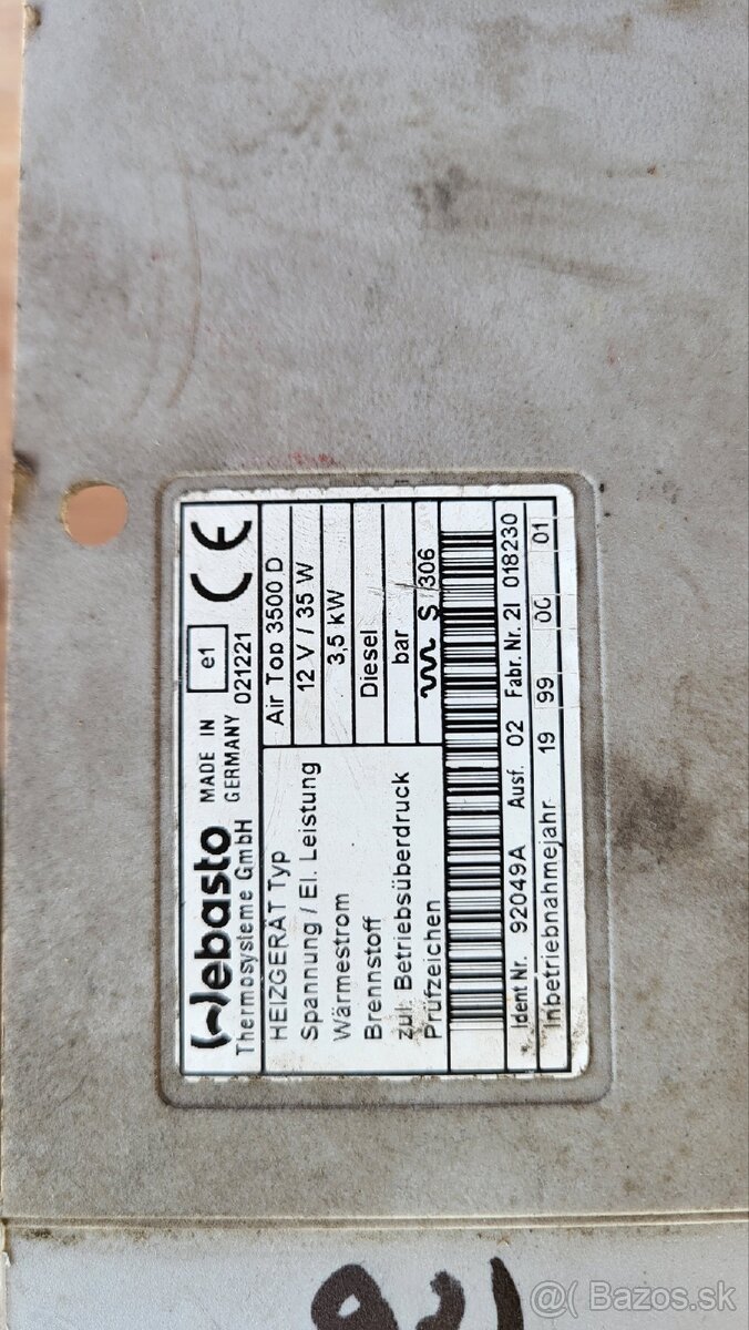 2x webasto AT3500 - 6