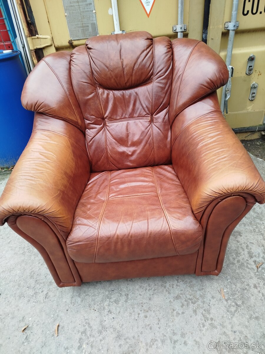 kožená sedačka - 6