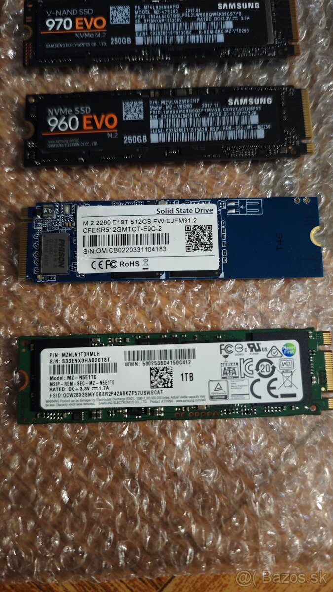 HDD & SSD, M.2 SATA & NVMe, mSATA disky - 6