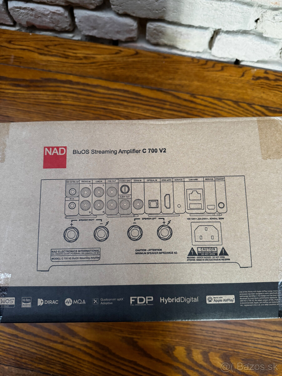 Streamovací zosilňovač NAD C 700 V2 - predvádzačka - 6