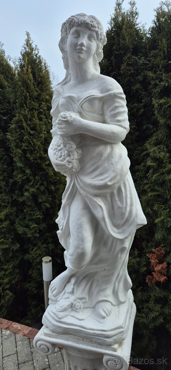 Záhradná socha Grécka bohyňa Flóra - 6