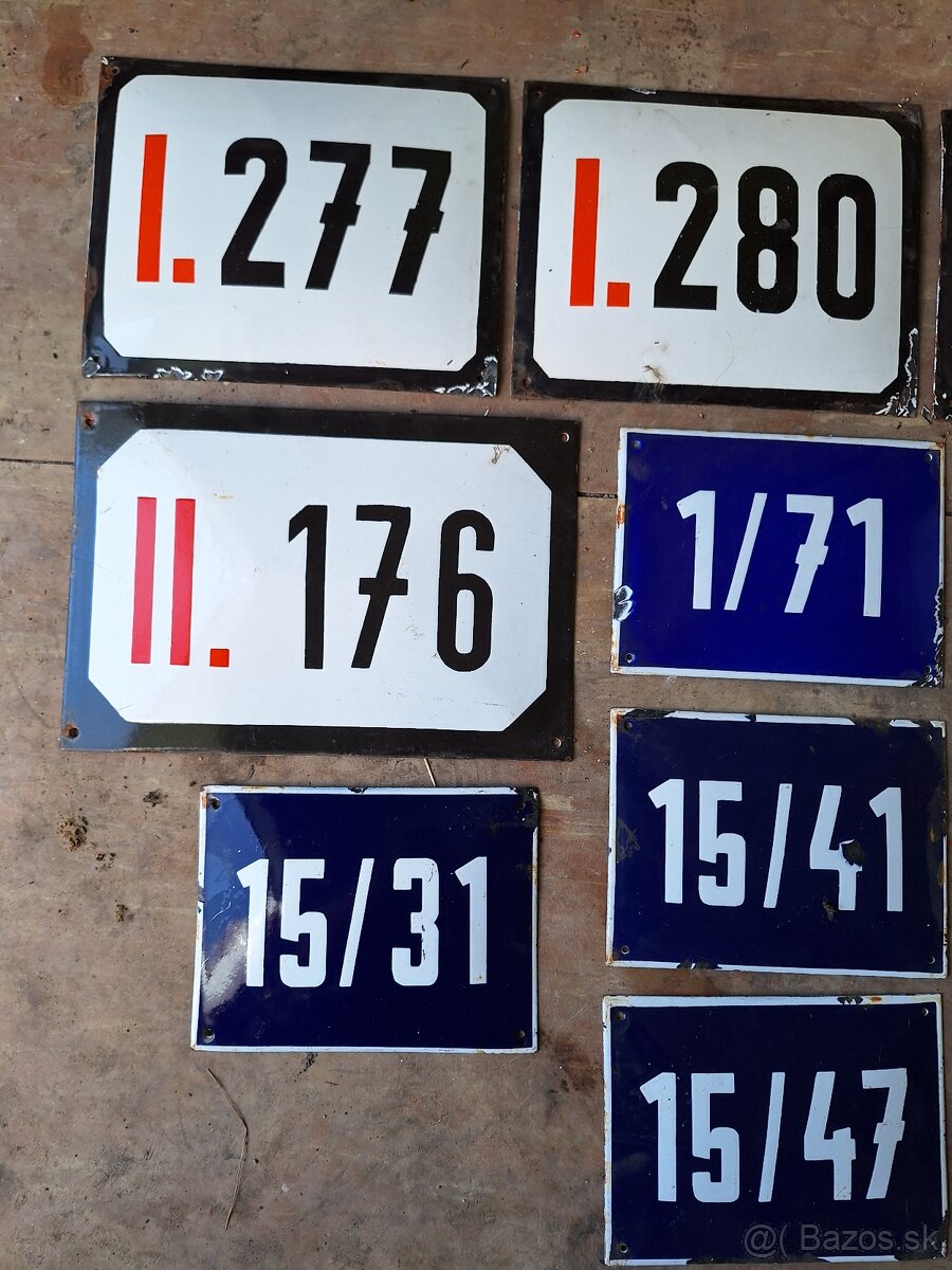 Smaltované čísla - 6