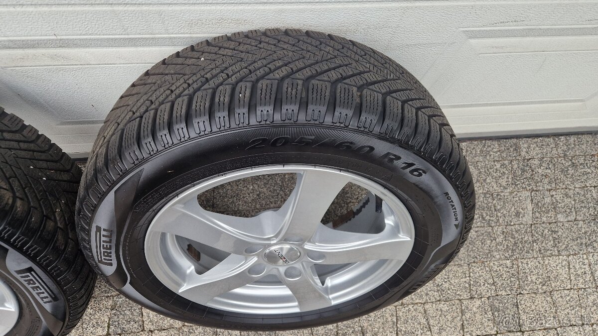 Zimné alu 205/60 R16, 5x112, 6,5J, ET46 VW Touran - 6