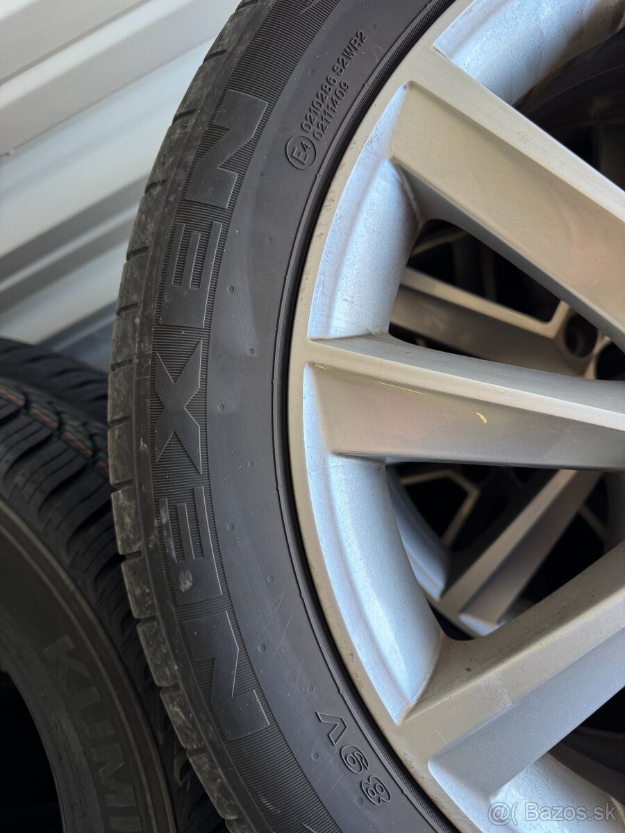 ORIGINAL ŠKODA 5X100 205/50 R17, LETNÁ SADA - 6