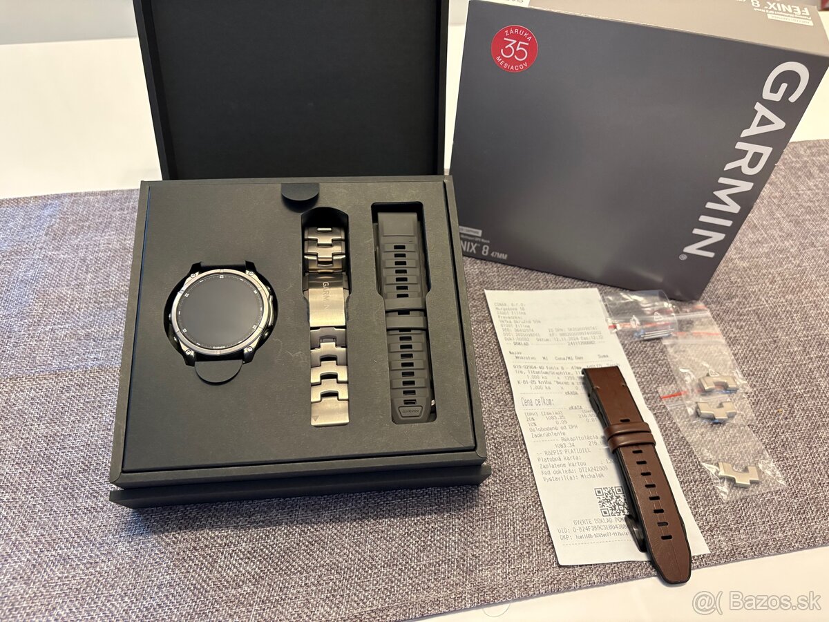 Garmin FENIX 8 SAPPHIRE TITANIUM BAND - 6