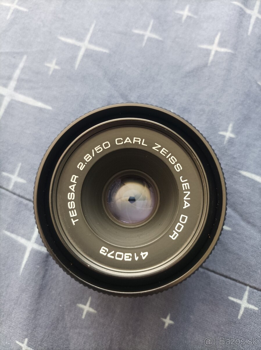 Tessar 50mm f2.8 Carl Zeiss Jena DDR, závit M42 - 6