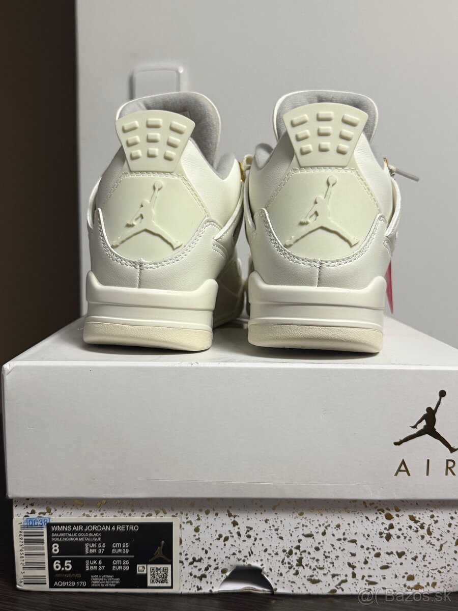 Jordan 4 Metalic Gold 39 - 6