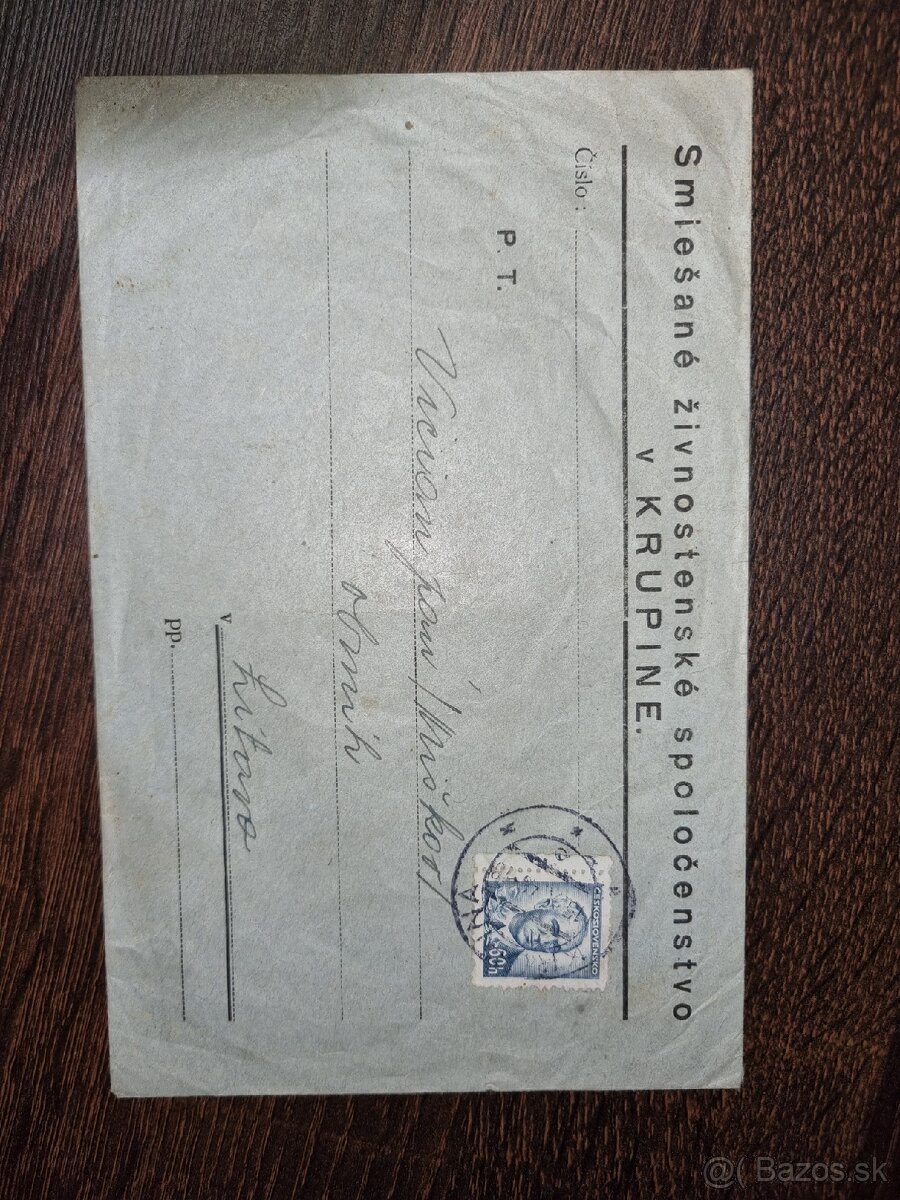 Hypotekarna knižka r.1913 - 6