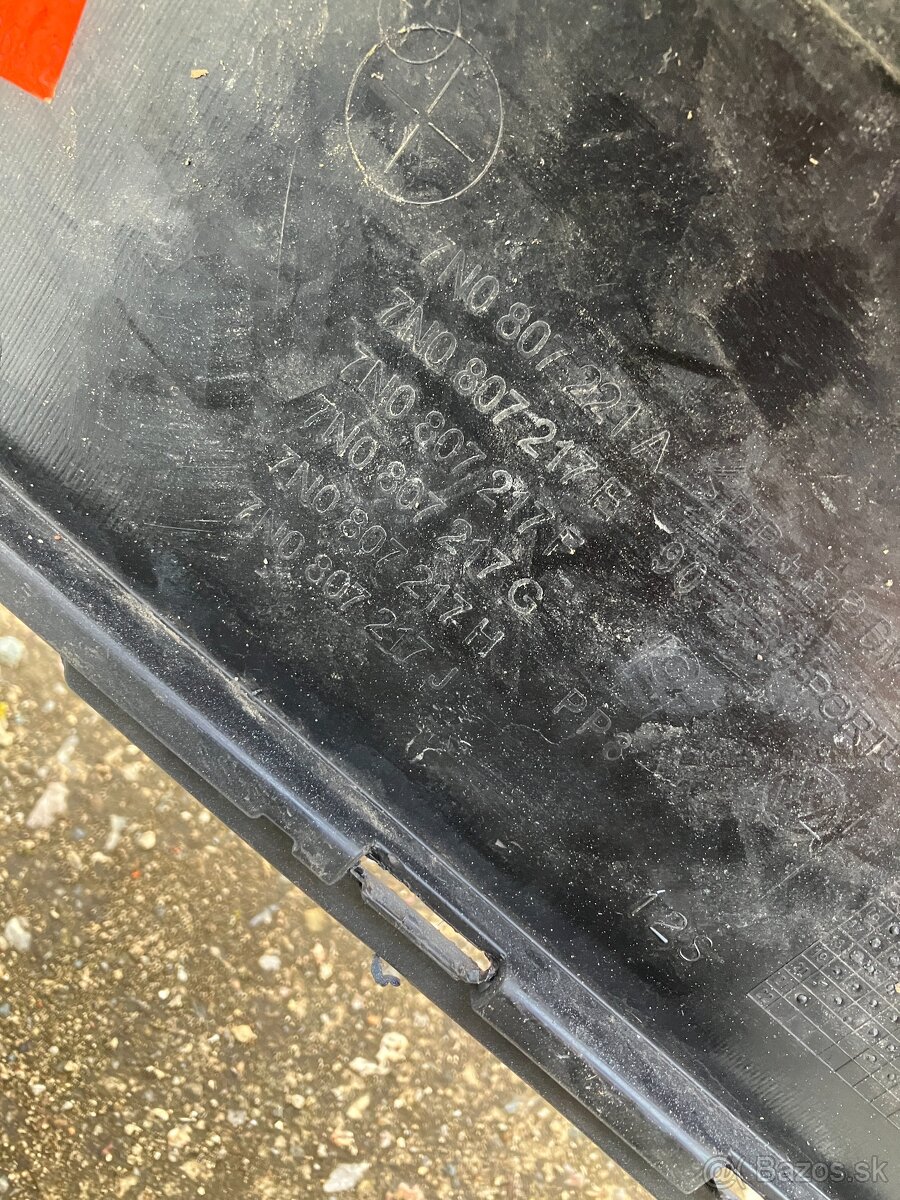 Predni naraznik vw sharan Ostrik 4pdc modry - 6