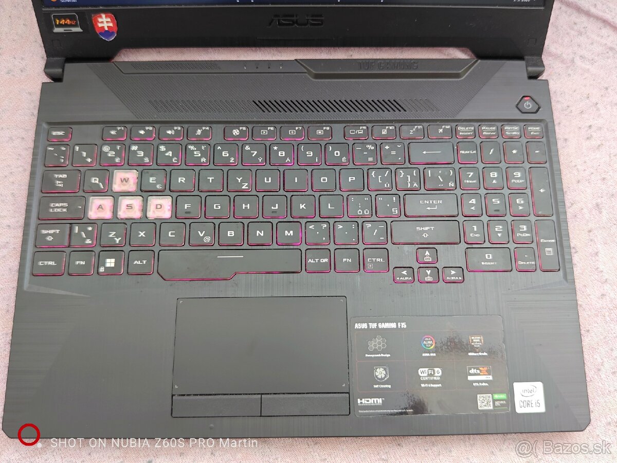 ASUS TUF GAMING F15 herný notebook - 6