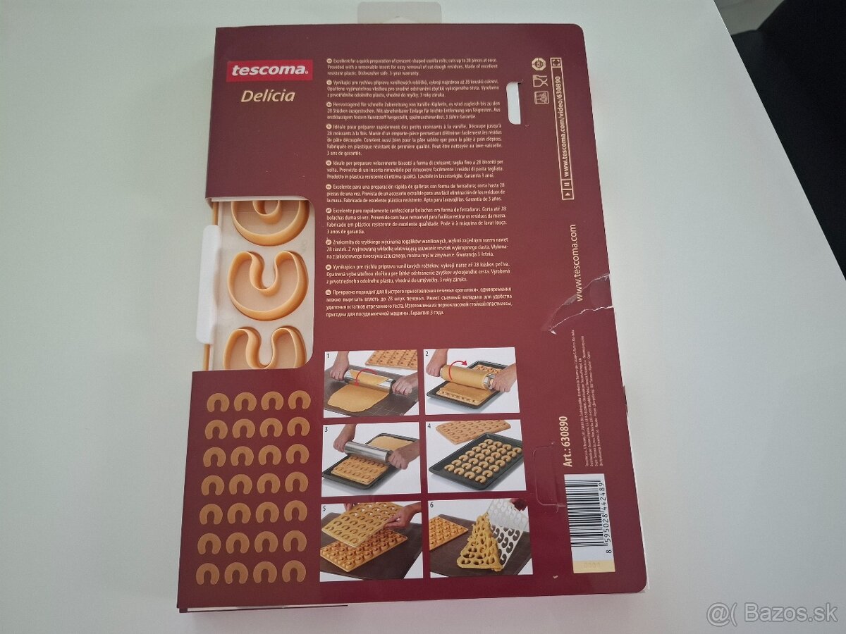 Vykrajovacia forma Tescoma Delicia na vanilkove rozky + valc - 6