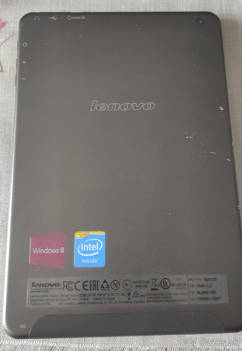 2x tablet Lenovo MIIX 3-830 - 6