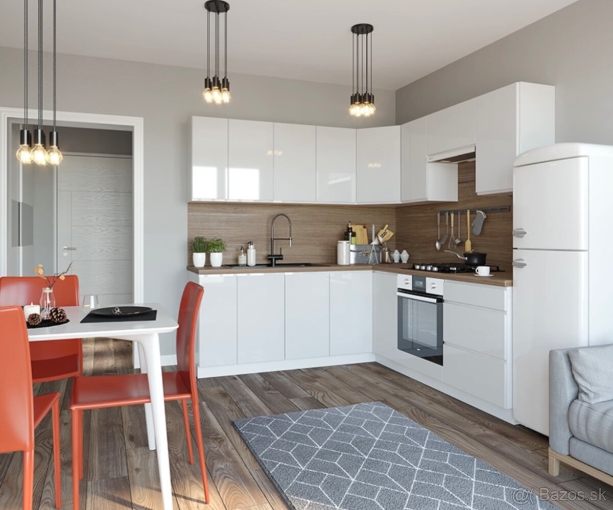 Kuchynská linka(NOVÁ) 200cm /frezovane úchyty - 6