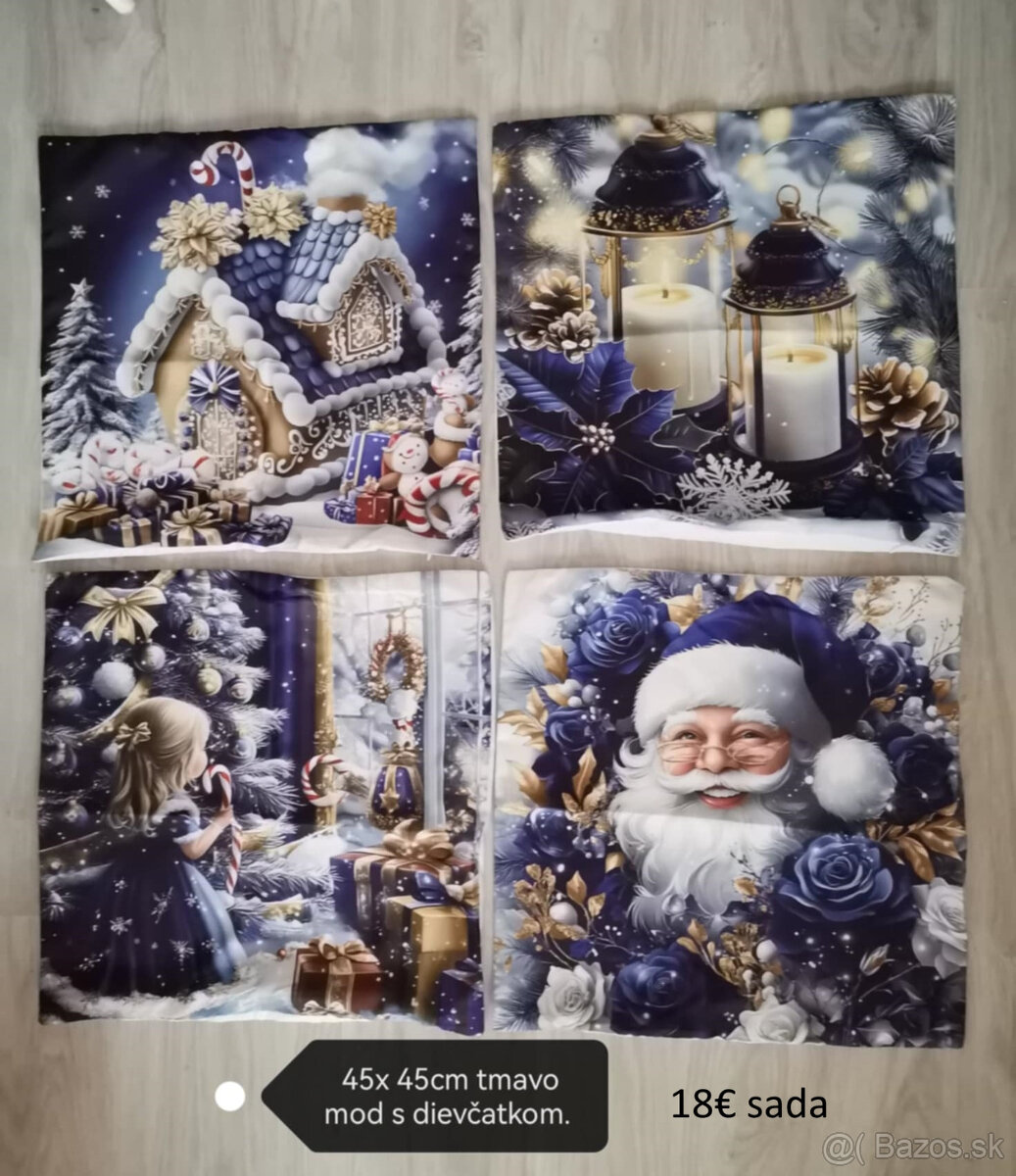 Vianočne obliečky 45 x 45cm NOVE - 6