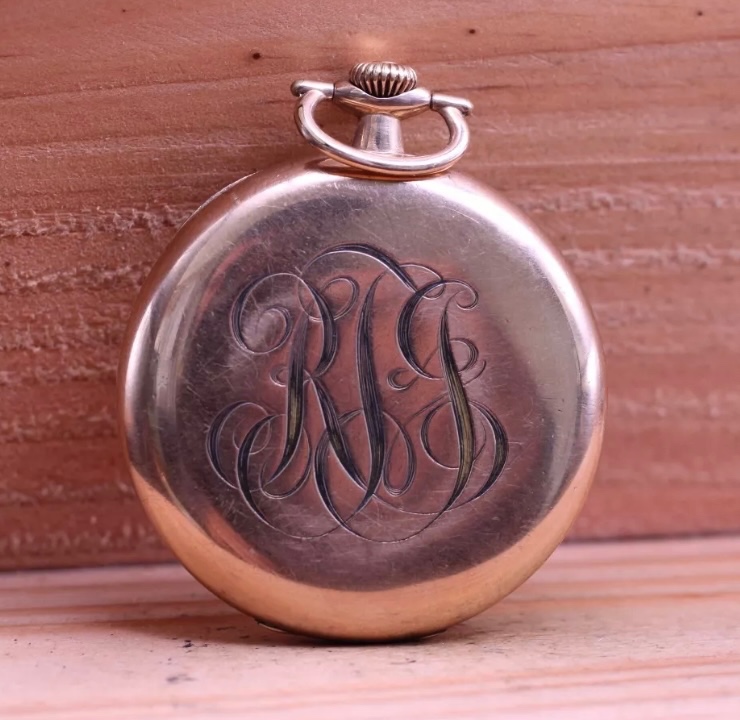 10kt ZLATE HAMILTON HODINKY - 6