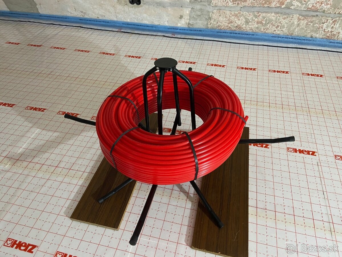 Skladací odvíjač rúr podlahového vykurovania - kolotoč - 6