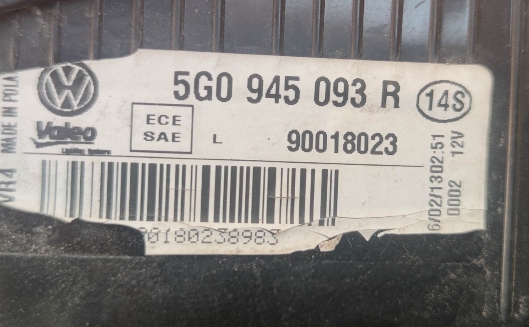 VW Golf 7 VII hatchback zadne svetla - 6