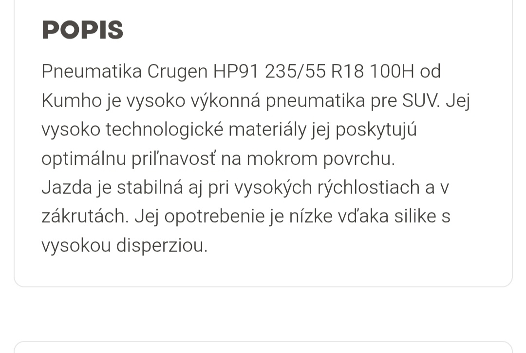 Letné pneumatiky 235/55 R18 100H - 6