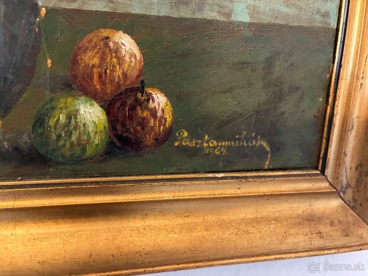 Olejomaľba na doske - 6