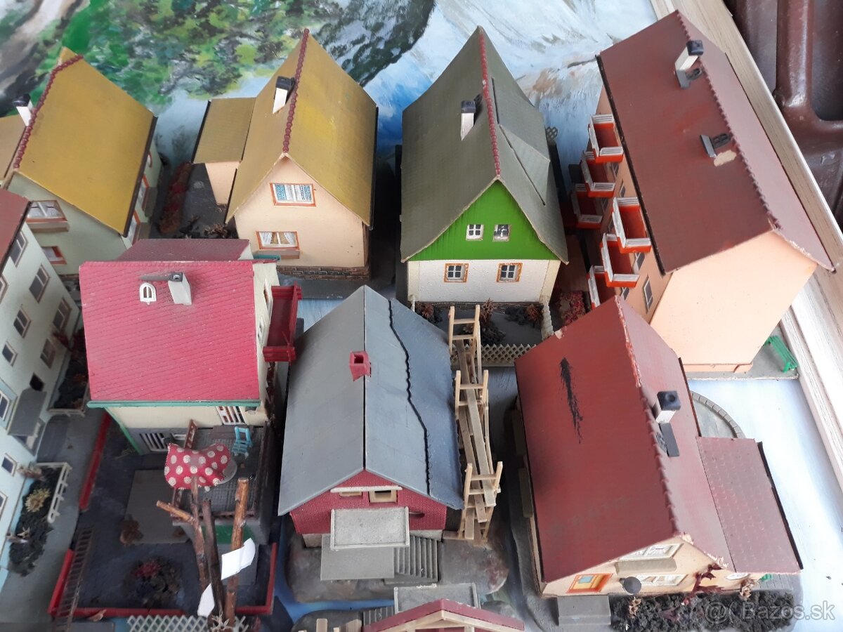 Modelová železnica-domčeky...TT...1:120... - 6