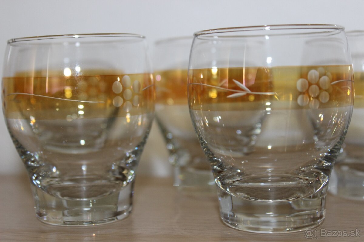 Set vintage pohárov - 6