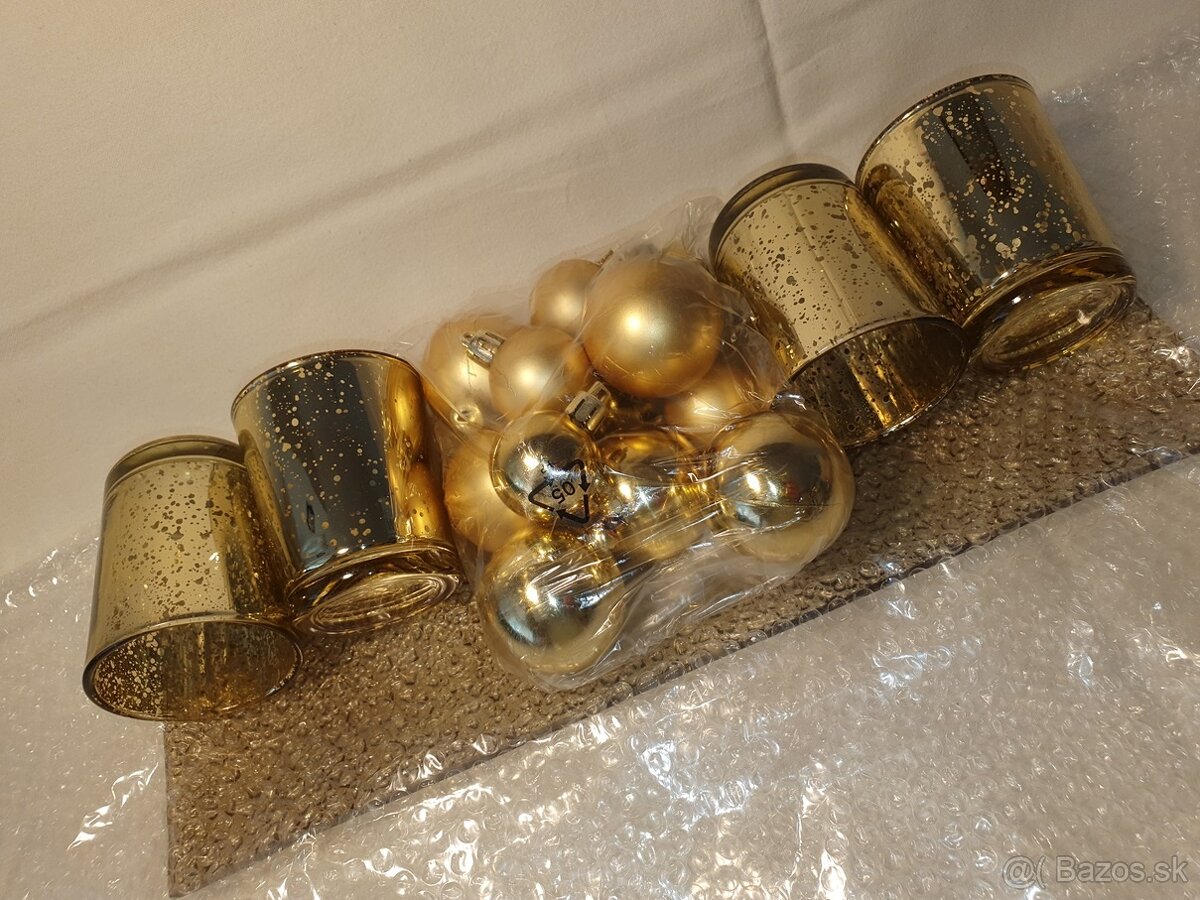 VIANOČNÁ SADA NA 4 ČAJOVÉ SVIEČKY - 6