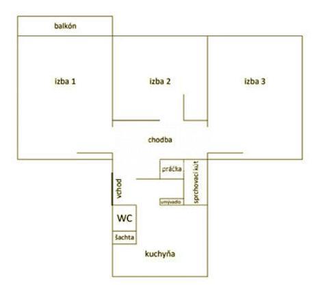 PREDANÉ Na predaj 3izbový byt, balkón, Poprad, Juh - 6