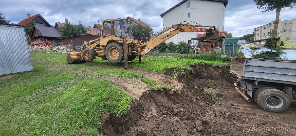 Traktorbager/bager / 4x4 / nakladač, cat, - 6
