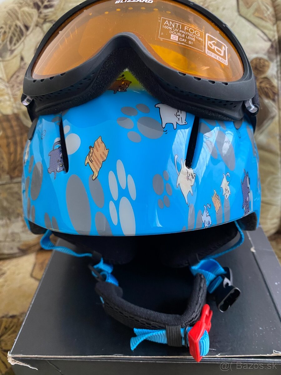 Detská lyžiarska prilba Blizzard s okuliarmi - 6