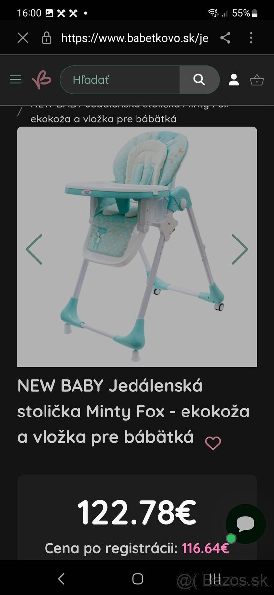 Jedálenská stolička - 6