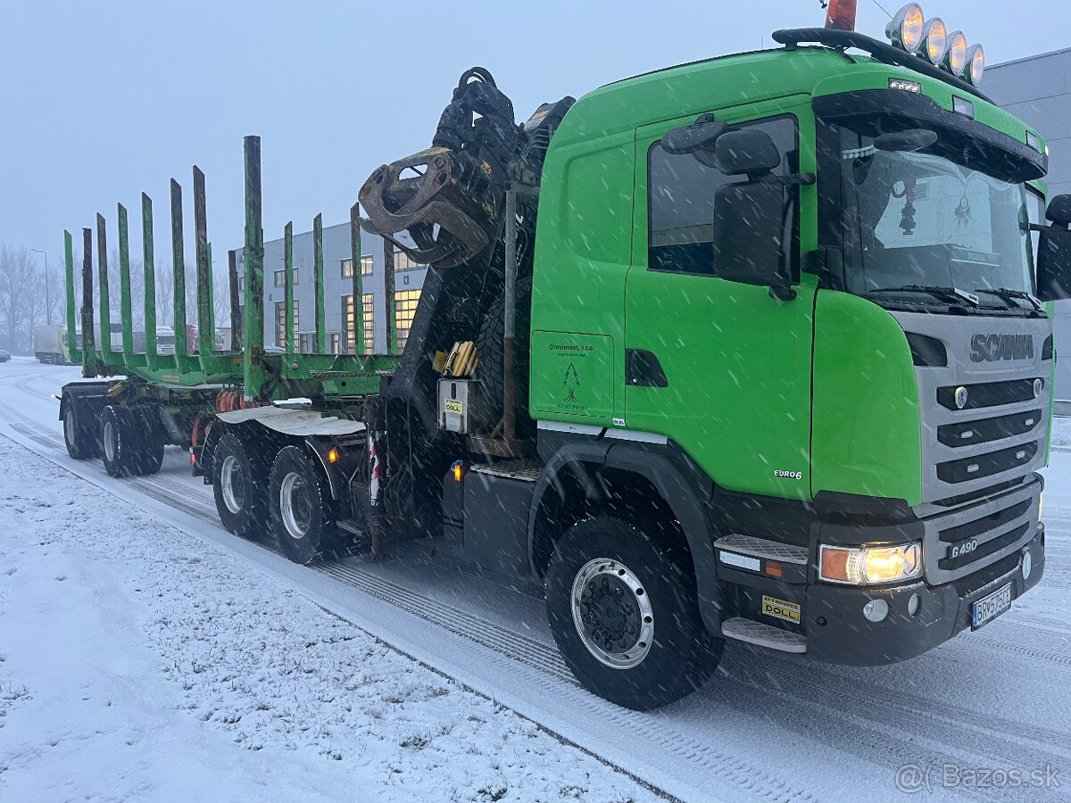 Lesovoz Scania G490 6x6 - 6