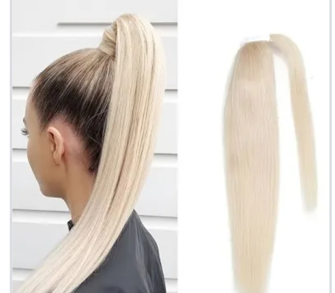 Kvalitné príčesky ,, svetlo plava ,, 60cm - 6