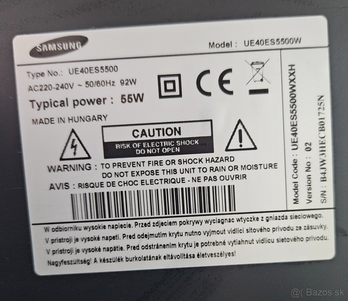 Samsung LED TV UE40ES5500W - 6