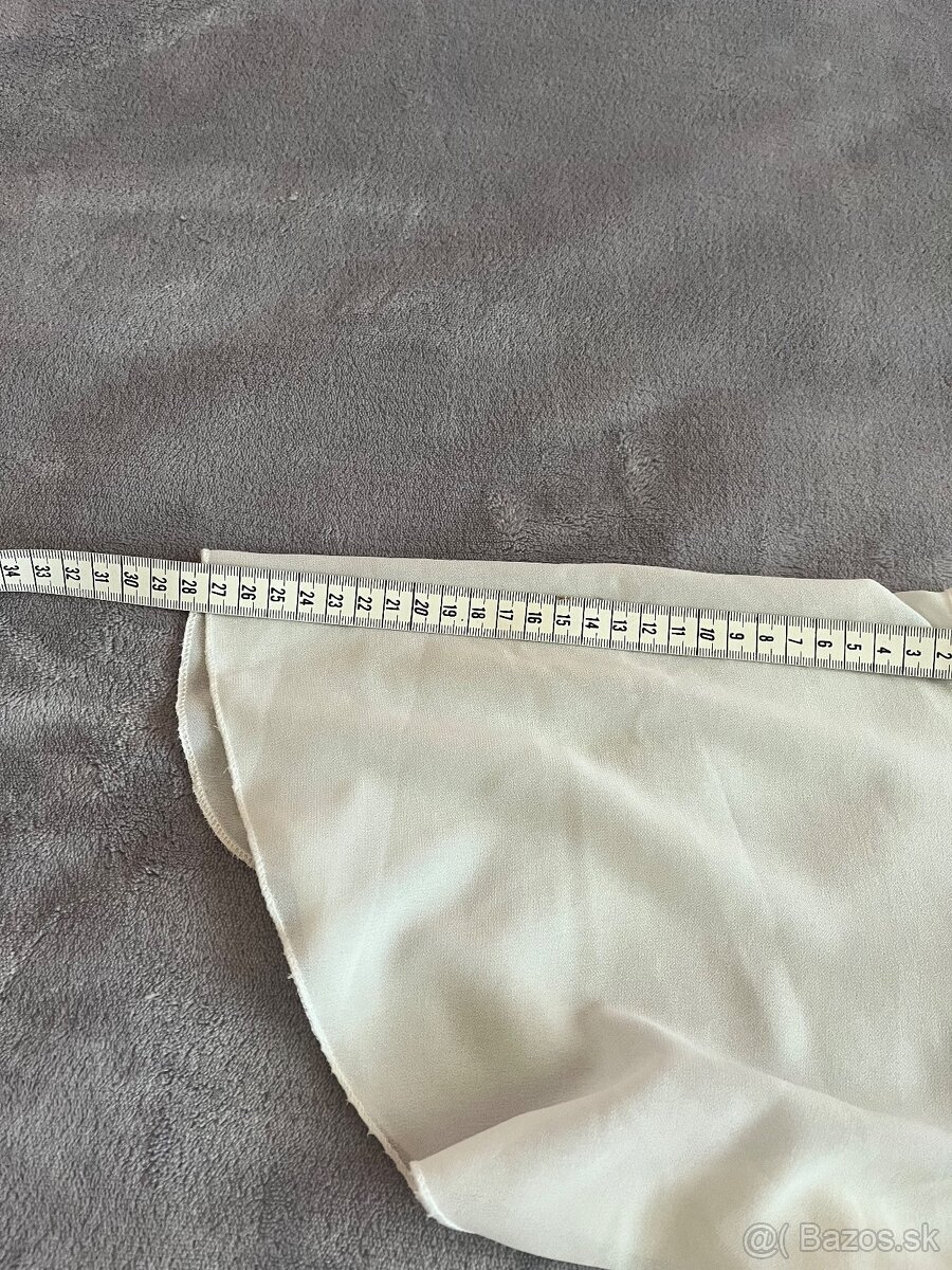 Plysované šaty biele - 6