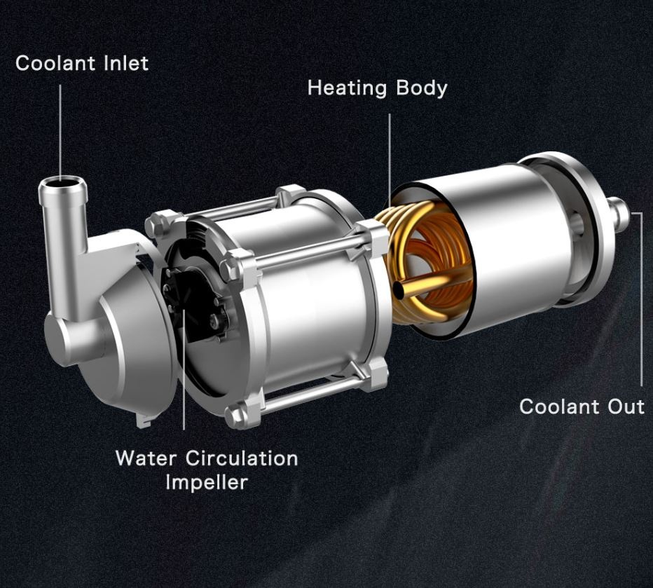 Elektrický ohrev motora 3000W 230V - 6