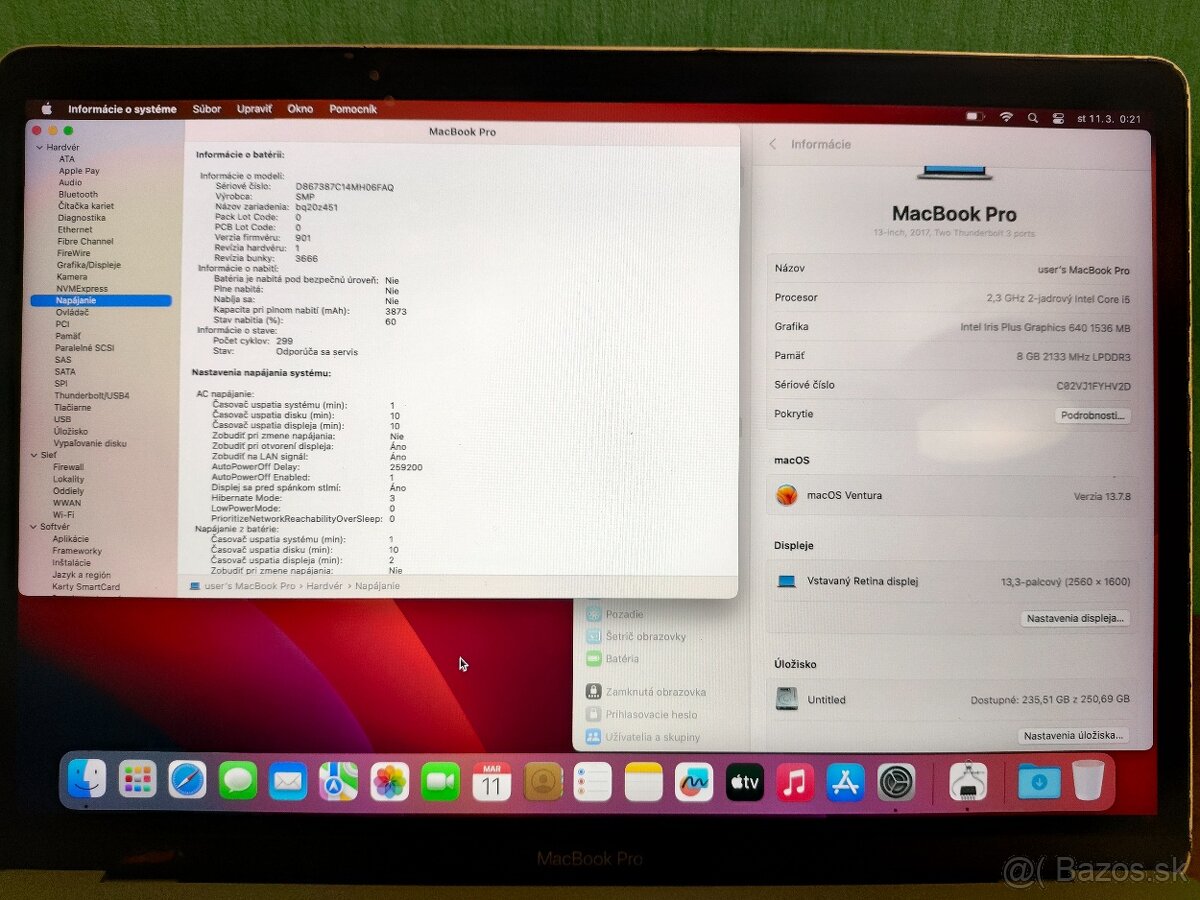 MacBook Pro 2017 | i5 • 8GB • 256GB SSD - 6