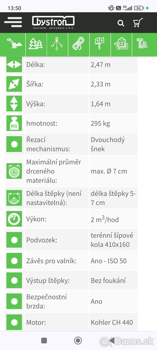 Drvič, štiepkovač konárov - 6