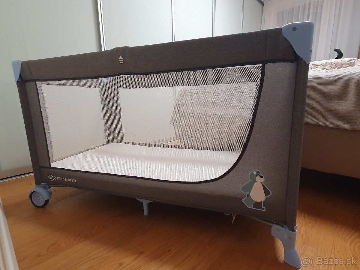 Detská postieľka Kinderkraft Joy Blue - 6