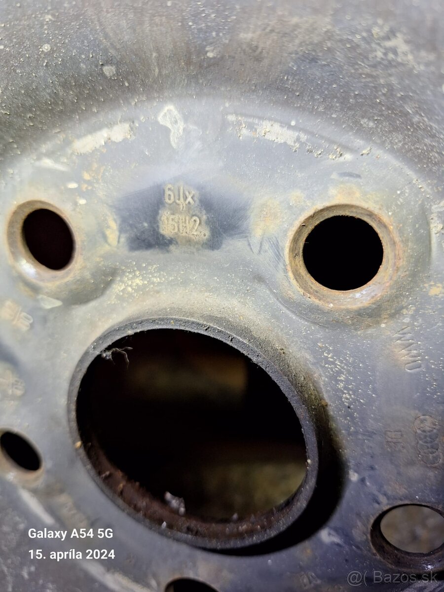 Plechové disky 5x112 R15 - 6