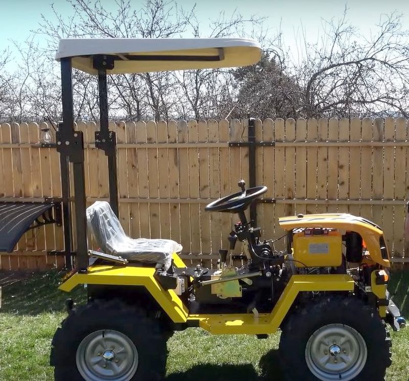 Minitraktor GARDEN T18 4x4,18HP benzín+ hydraulika + doprava - 6