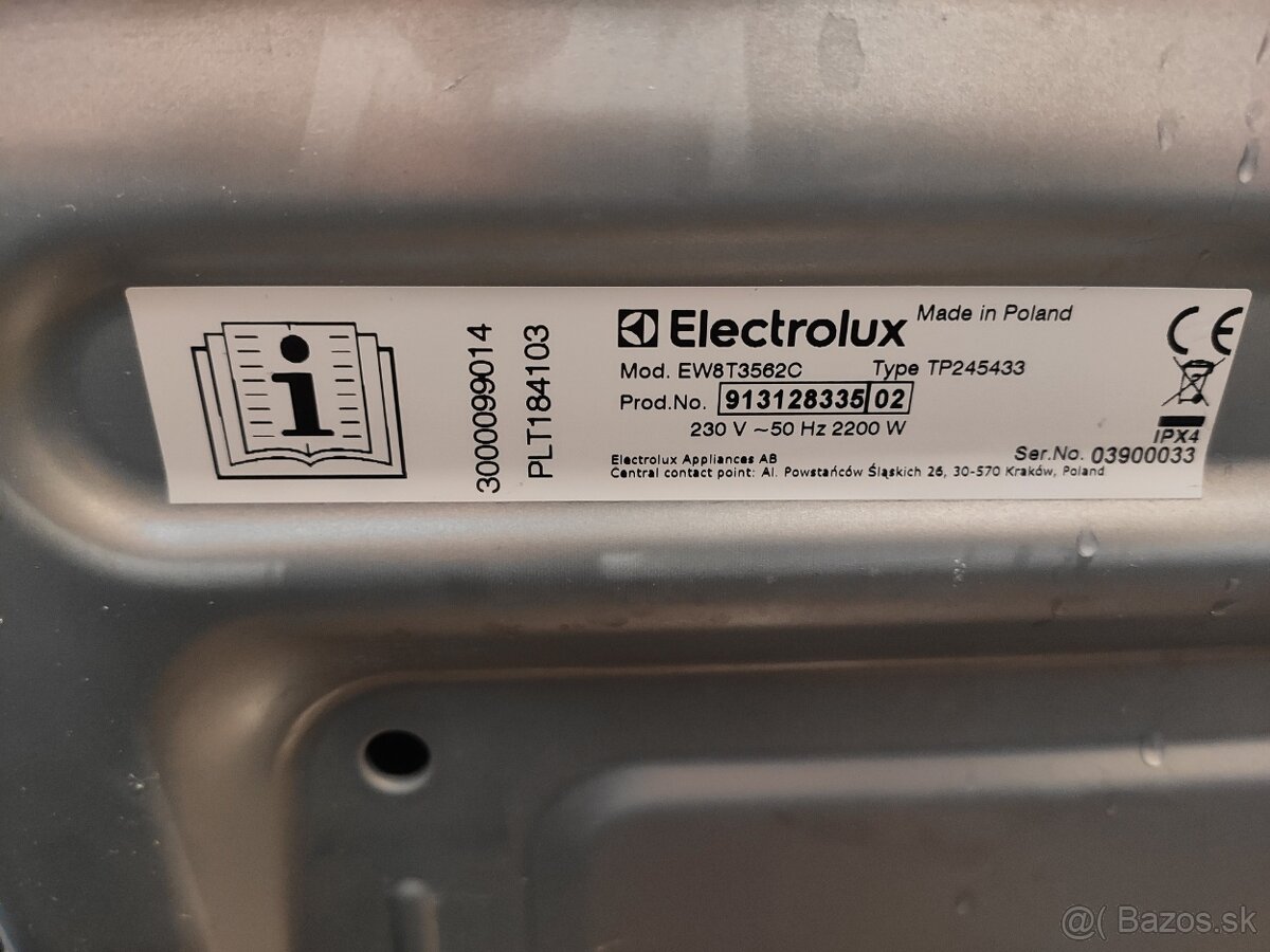 Parná práčka Electrolux EW8T3562C - 6