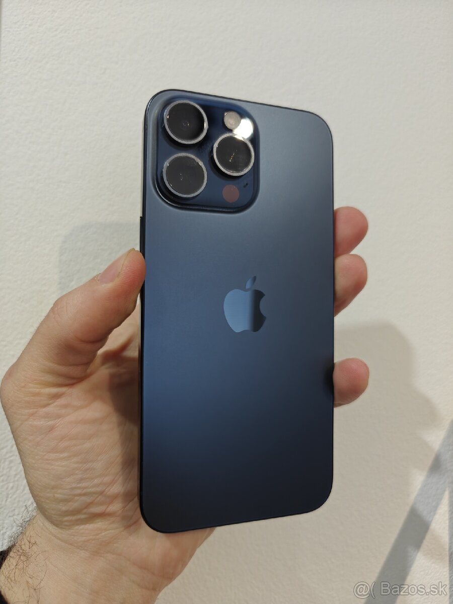 Apple iPhone 15 Pro Max 256GB Blue Titanium - 6
