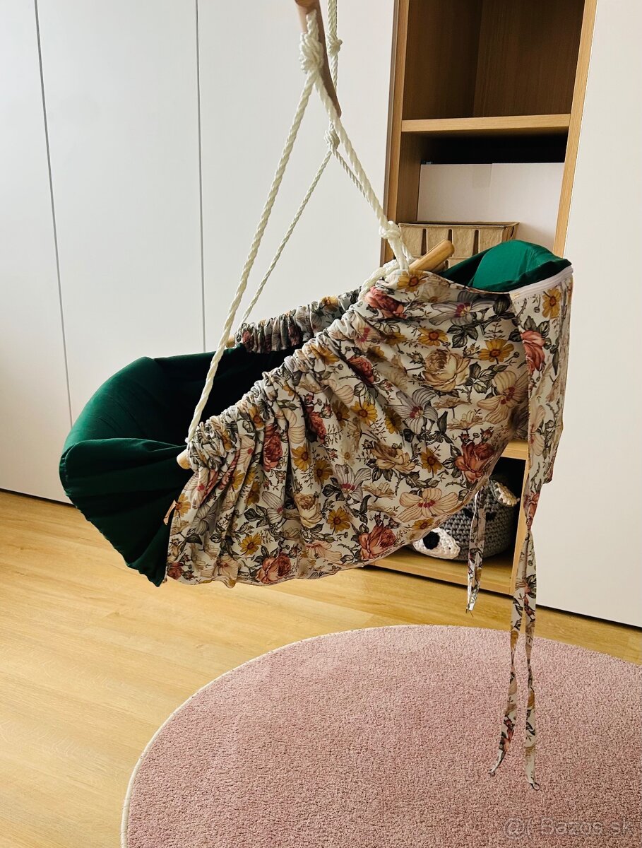 Hojdačka, zavesne kreslo, kolíska na uspavanie detí, kidvak - 6