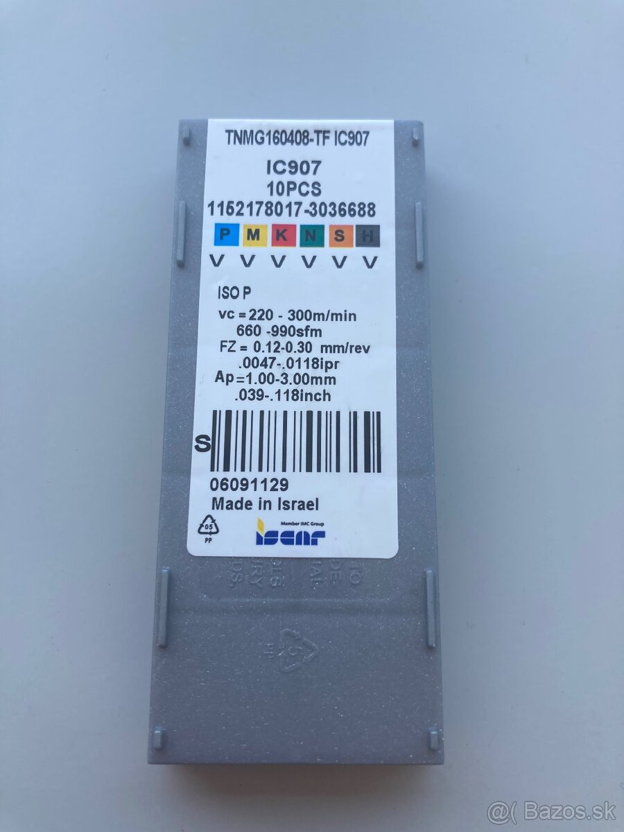 Sústružnícky nôž +2x doštičky. - 6