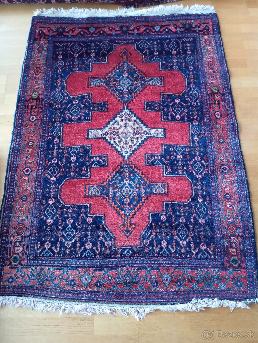 AKCIAPerzský ručne viazaný koberec – Senneh (165 × 112 cm) - 6