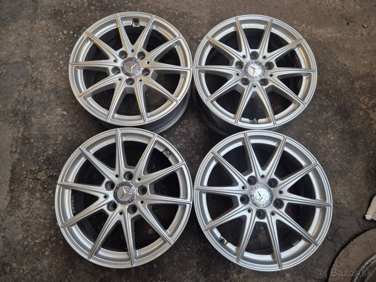 5x112 r16 ET44 x 6,5J originálne elektróny MERCEDES + TPMS - 6